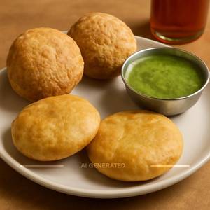 Combo (2 kota kahori+ 2 Alu pyza kachori 2)