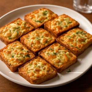 Cheese onion totast [8 pieces]