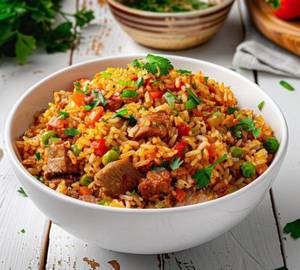 Schezwan chicken fried rice