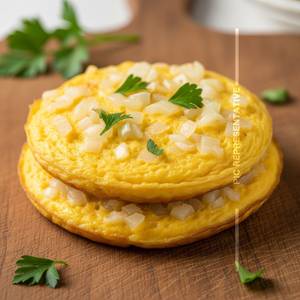 Small Onion Double Omelette