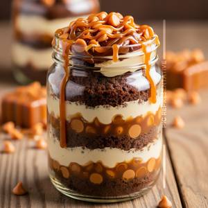Caramel Butterscotch Jar Cake 