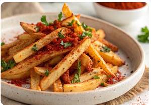 Spicy peri peri fries