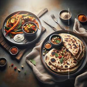 Aloo Paratha                                                