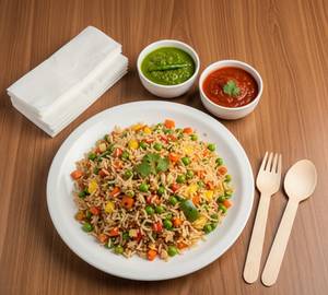 Pure Jain - Veg Fried Rice - 1 Plate 500 GM