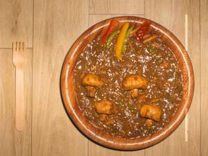 Veg with Mushroom gravy