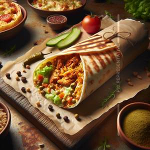 Veg Mixed Shawarma