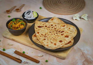 2 Whole Wheat Plain Paratha