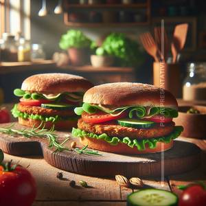 Veg Sandwich with Patty