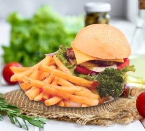 Non veg regular combo 2 chicken burger and classic fries