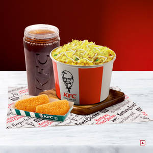 Veg Rice & Patty Duo meal