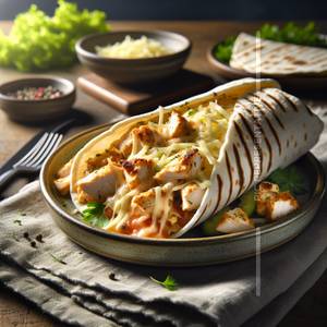 Cheese Chicken Sharwarma