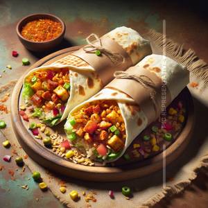 Veg Shawarma (Spicy)