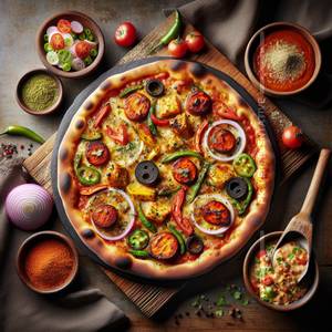 7" Regular Tandoori Pizza