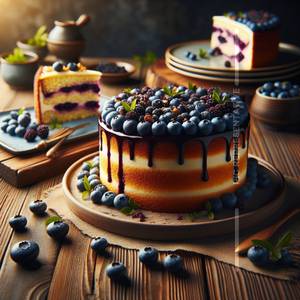 Blue Berry Premium Cake