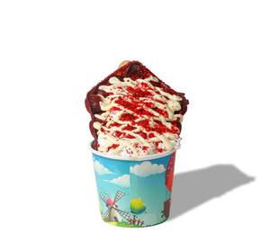 Red Velvet Bubble Waffle