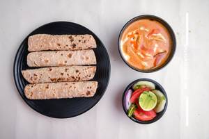 Butter Paneer Masala + 4 Roti + Salad