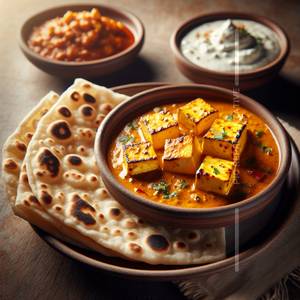 Half Shahi Paneer + 2 Missi Roti