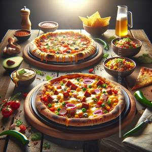 7" Regular Mexican Crazywave Pizza