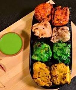 Mutton Hariyali Tandoori Momos [8 Pcs