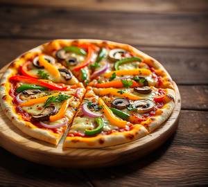 Spicy veg pizza