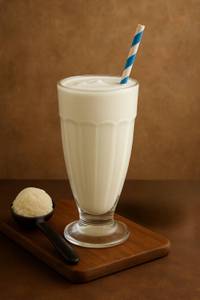 Vanilla milk shake