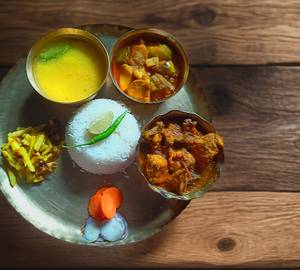 Chicken thali