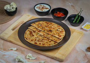 2 Whole Wheat Gobi Paratha
