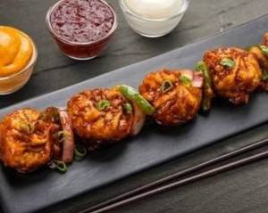 Veg peri peri momos [5 pieces]