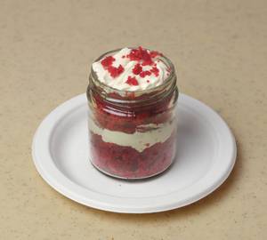 Red Velvet Cake Brownie Jar