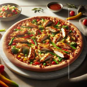 7" Chicken Supreme Pizza