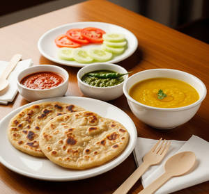 Pure Jain - Dal Paratha Combo