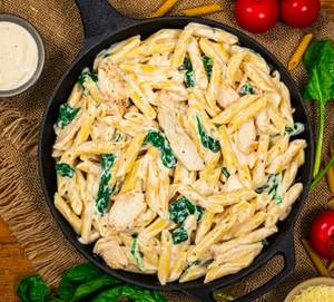 White Sauce Penne Pasta