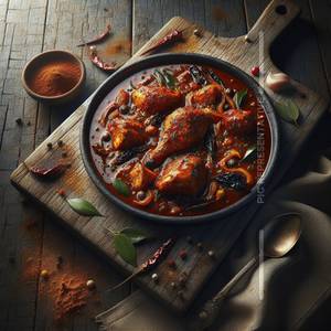 Chettinadu Chicken Masala with Bone