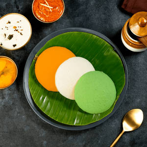 Tricolour Idli