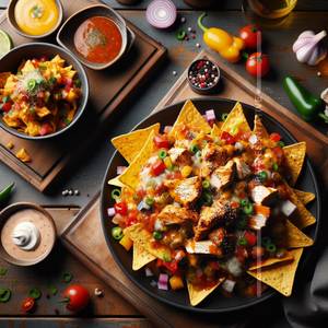 Chicken Loaded Nachos