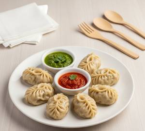 Pure Jain - Paneer Momo - 08 Pieces