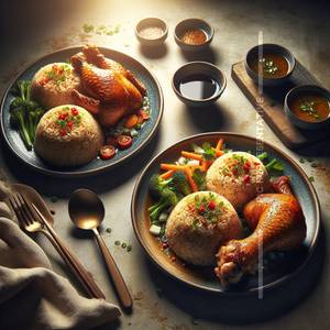 Nallampatti Chicken Rice + 2pcs Nallampatti Chicken Leg