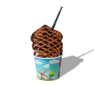 Nutella Brownie Bubble Waffle