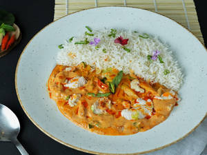 Non-veg Thai Red Curry With Rice