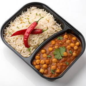 Jeera Rice + Chana Masala : Veg Combo