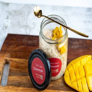 Mango Coconut Flakes Overnight Oats
