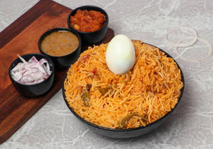 Egg Biriyani [1 Plate, 2 Eggs]