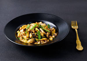 Baby Corn Mushroom Pepper Salt