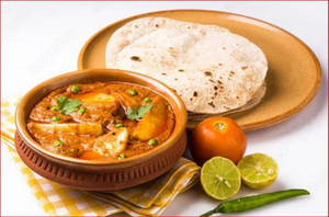 3 Phulka With Sabji