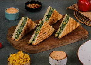 Spinach Corn Sandwich