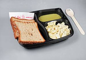 Scrambled Eggs And Breads - Diabetic Friendly