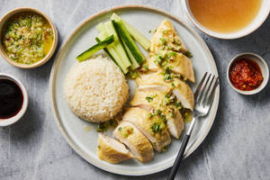 Grilled Chicken Rice Meal