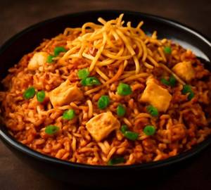 Egg schezwan triple fried rice