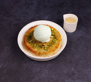 Kunafa With Ice Cream