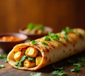 Paneer Bhurji Roll 